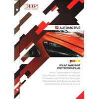HEXIS Automotive Solar and Paint Protection Films Colour Card