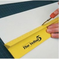 Yellow Metal Safety Ruler (100cm)