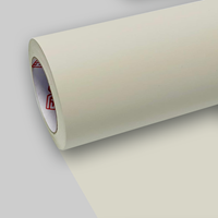 White Satin Paper (Clear Adhesive) Outdoor