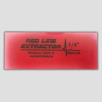 Fusion 5" 1/4" Red Line No Bevel Squeegee