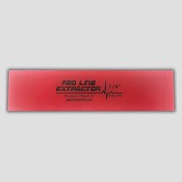 Fusion 8" 1/4" Red Line No Bevel Squeegee