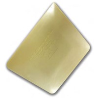 FUSION 100mm Plastic Blend Very Hard Gold Squeegee