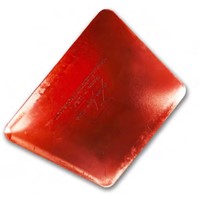 Fusion Red Hard Card Round Corner Squeegee  Level5