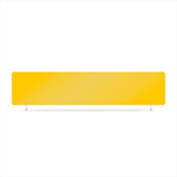 Number Plate Yellow 520mm x 111mm Oblong Reflective Faces x 50