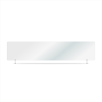 Number Plate Clear 520mm x 111mm Oblong Printable Sheets x 50