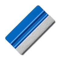LIDCO 150mm Poly Blend Blue Squeegee With Premium Felt Buffer.