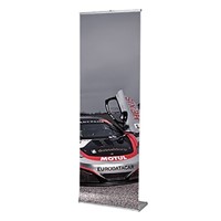800mm Wide Silver Micra Roll-up Banner Stand