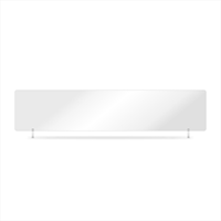 Number Plate White 520mm x 111mm Oblong Printable Reflective Sheets x 50
