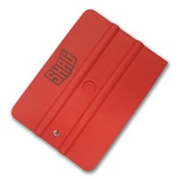 S.H.A.G 100mm Poly Blend Red Squeegee