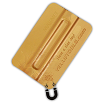 YELLOTOOLS 100mm Shore 72 PTFE Blend Gold Magnetic Squeegee