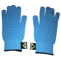 GraphicGlove by WrapGlove Blue with Black Cuff (Glove Size 8) One size fits most