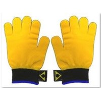 WrapGlove V3 Yellow with Black Cuff & BLUE Trim (Size 6) Small Wrap Glove