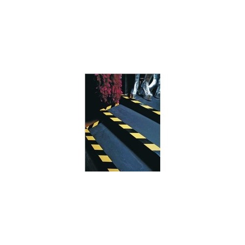 tesa 60760 (Black Yellow) Hazard Warning and Lane Marking Tape (50mm x 33m)
