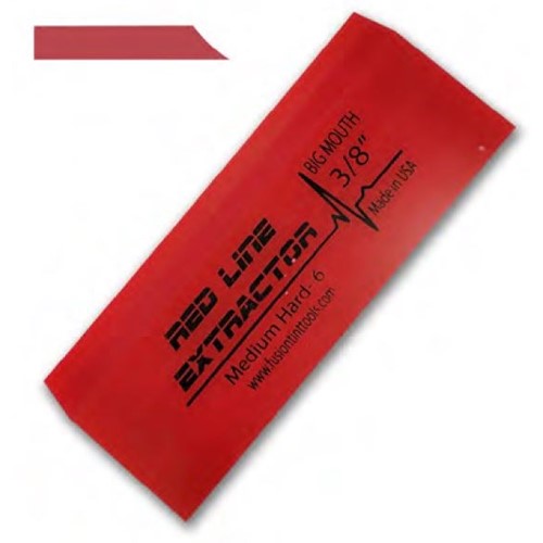 FUSION 125mm RED LINE EXTRACTOR BIG MOUTH 9.5mm Thick Single Bevel Squeegee