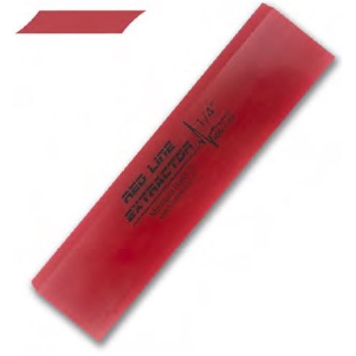 FUSION 200mm RED LINE EXTRACTOR 6.3mm Thick Double Bevel Squeegee
