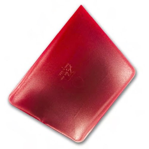 FUSION 100mm Plastic Blend Medium Hard Red Squeegee
