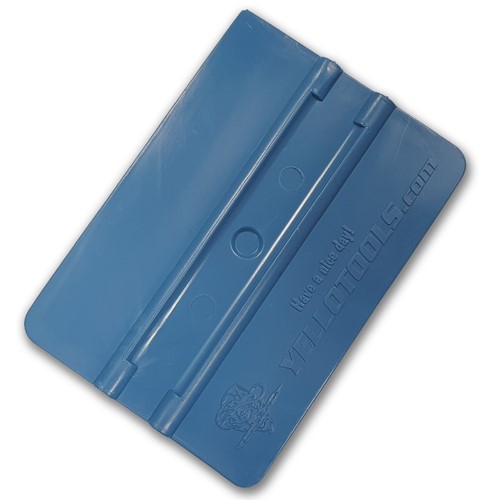 YELLOTOOLS 100mm Shore 62 Plastic Blend Blue Squeegee