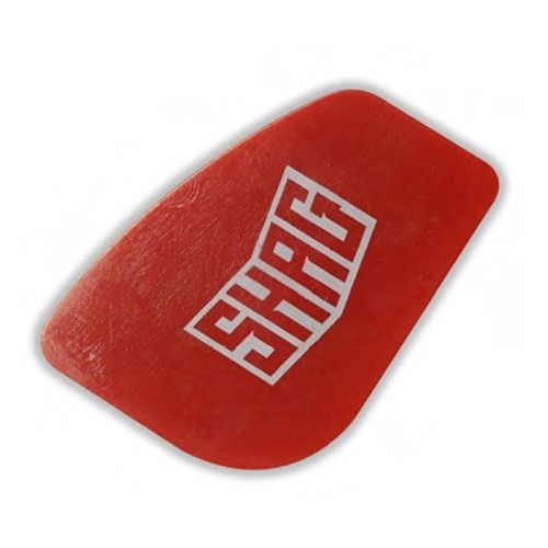 S.H.A.G 75mm Poly Blend Red Squeegee