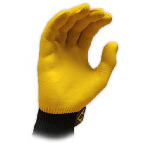 WrapGlove V3 Yellow with Black Cuff (Glove Size 8) Large Wrap Glove