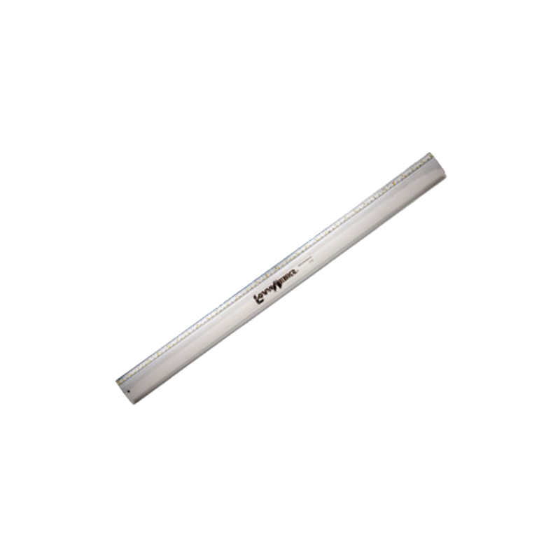 Light Weight Aluminium Rail 800mm Ruler With Channel Rail