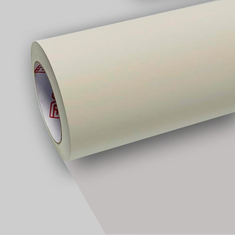 White Textured Pvc White Textured PVC/PET (Grey Back) 230µm Rollup Film