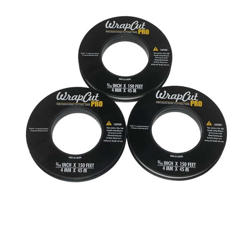 3 X WRAPCUTPRO Filament Edge Cutting Tape 3 x wrapcutpro filament edge cutting tape