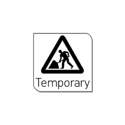 Temporary Sign Grade