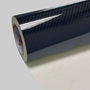 Super Gloss Black Gold Carbon Fibre Effect