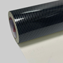 Super Gloss Black Silver Carbon Fibre Effect